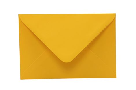 Boríték Kaskad LC/6 "58" napsárga 50db/csg