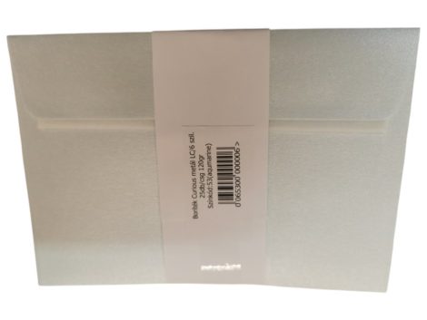 Boríték Curious Metal LC/6 szilikonos 120 gr Aquamarine "53" (Vízkék) 25db/csg