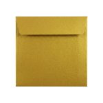   Boríték 135x135mm enyvezett Curious metál "10" supergold 120g 25db/csomag