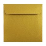   Boríték 160x160mm enyvezett Curious metál "10" supergold 120g 25db/csomag