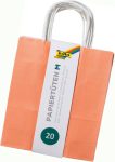   Papírtáska S TREND, 110 g/m², kraft, 20 db, 12×15×5,5 cm, vegyes színek - Folia