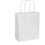   Papírtáska XL, 110 g/m², kraft, 15 db, 31×42×11 cm, fehér - Folia