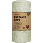   Makramé fonal SOFT GREEN, 100 m, Ø 3,5 mm, 100% pamut, extra puha - Folia