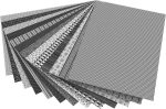   Dekorkarton BLACK/WHITE 270g/m², 50x70cm 13 ív/csg, vegyes minták