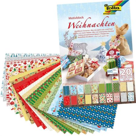 Scrapbook X-MAS III, 24x34cm 20 ív, vegyes Scrapbook X-MAS III, 24x34cm 20 ív, vegyes