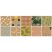 Mintás kraft papír tömb KRAFT PAPER II, A4, 20 lap, kraft karton 230 g/m² és papír 120 g/m² vegyes - Folia
