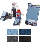 Öntapadós farmer textil, 17×27 cm, 4 lap, 4 szín - Folia