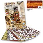   Fotókarton (kígyó mintás) 300g, 50x70cm, 10 ív/csg - Folia