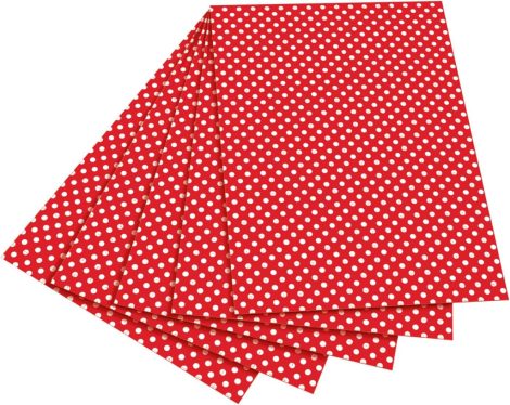 Fotókarton (pöttyös) 300g, 50x70cm, 10 ív/csg, fehér/piros - Folia Fotókarton (pöttyös) 300g, 50x70cm, 10 ív/csg, fehér/piros - Folia