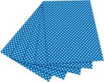   Fotókarton (pöttyös) 300g, 50x70cm, 10 ív/csg, kék/fehér - Folia