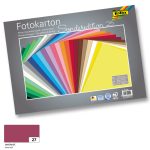   Fényes fotókarton 300g, 50x70cm, 25 ív/csg, borvörös - Folia