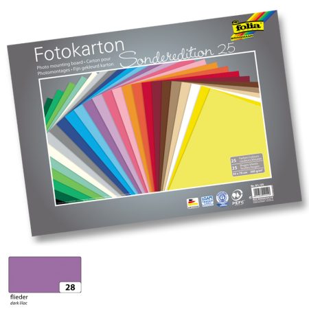 Fotókarton 300g, 50x70cm, 25 ív/csg, sötétlila - Folia Fotókarton 300g, 50x70cm, 25 ív/csg, sötétlila - Folia