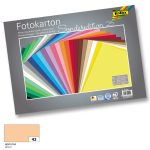   Fényes fotókarton 300g, 50x70cm, 25 ív/csg, sárgabarack - Folia