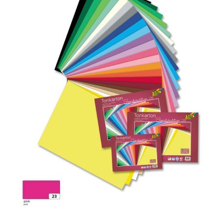 Színes fotókarton 220g, 50x70cm, 25 ív/csg, pink - Folia Színes fotókarton 220g, 50x70cm, 25 ív/csg, pink - Folia