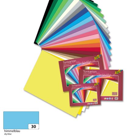 Színes fotókarton 220g, 50x70cm, 25 ív/csg, égszínkék - Folia Színes fotókarton 220g, 50x70cm, 25 ív/csg, égszínkék - Folia