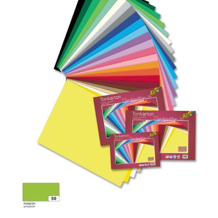 Színes fotókarton 220g, 50x70cm, 25 ív/csg, tavaszzöld - Folia Színes fotókarton 220g, 50x70cm, 25 ív/csg, tavaszzöld - Folia