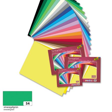 Színes fotókarton 220g, 50x70cm, 25 ív/csg, smaragdzöld - Folia Színes fotókarton 220g, 50x70cm, 25 ív/csg, smaragdzöld - Folia
