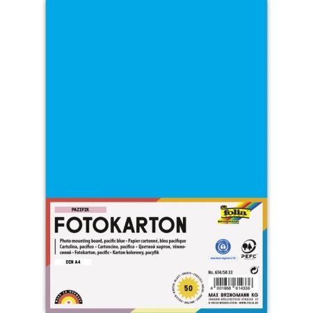 Fotókarton 300g/m² A/4 50 ív/csg, óceánkék