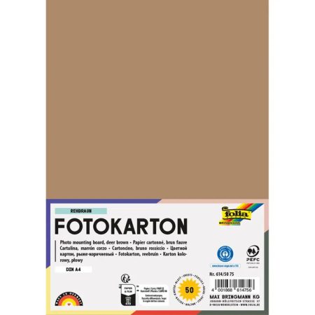 Fotókarton 300g/m² A/4 50 ív/csg, őzbarna