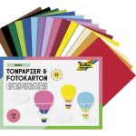   Dekorációs papír készlet A/6 60 ív/csg, 15 válogatott szín - Folia