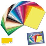   Dekorációs karton 130g, 50x70cm, 25 ív/csg, aranysárga - Folia