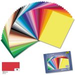   Dekorációs karton 130g, 50x70cm, 25 ív/csg, hibiszkusz - Folia