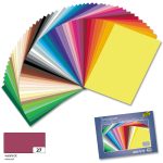   Dekorációs karton 130g, 50x70cm, 25 ív/csg, borvörös - Folia