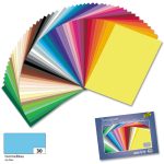   Dekorációs karton 130g, 50x70cm, 25 ív/csg, égszínkék - Folia