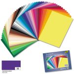   Dekorációs karton 130g, 50x70cm, 25 ív/csg, sötétibolya - Folia