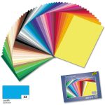   Dekorációs karton 130g, 50x70cm, 25 ív/csg, csendes-óceáni kék - Folia