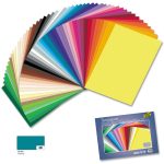   Dekorációs karton 130g, 50x70cm, 25 ív/csg, türkiz - Folia