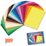 Dekorációs karton 130g, 50x70cm, 25 ív/csg, lazac - Folia