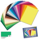   Dekorációs karton 130g, 50x70cm, 25 ív/csg, smaragdzöld - Folia