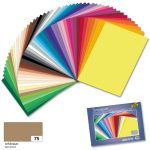   Dekorációs karton 130g, 50x70cm, 25 ív/csg, őzbarna - Folia