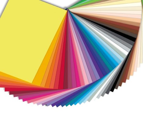 Dekorációs karton 50x70cm 130g, 10 ív/csg, vegyes színek - Folia
