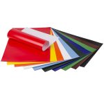   Fényes színes papír, ragasztó nélküli, 35x50cm, 50 ív/csg, vegyes színek - Folia