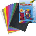 Hullámkarton, 50x70cm, 10 ív/csg, vegyes színek - Folia