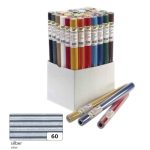 Hullámkarton tekercsben, 50x70cm 1 tekercs, ezüst