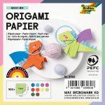   Hajtogató papír, 70g, 10x10cm, 500 ív/csg, vegyes színek - Folia