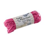   Raffia – természetes minőség, 50 g, 1 gombolyag, sötét rózsaszín - Folia