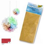   Selyempapír, 20g, 50x70cm, 5 ív/csg/csomag, borvörös - Folia